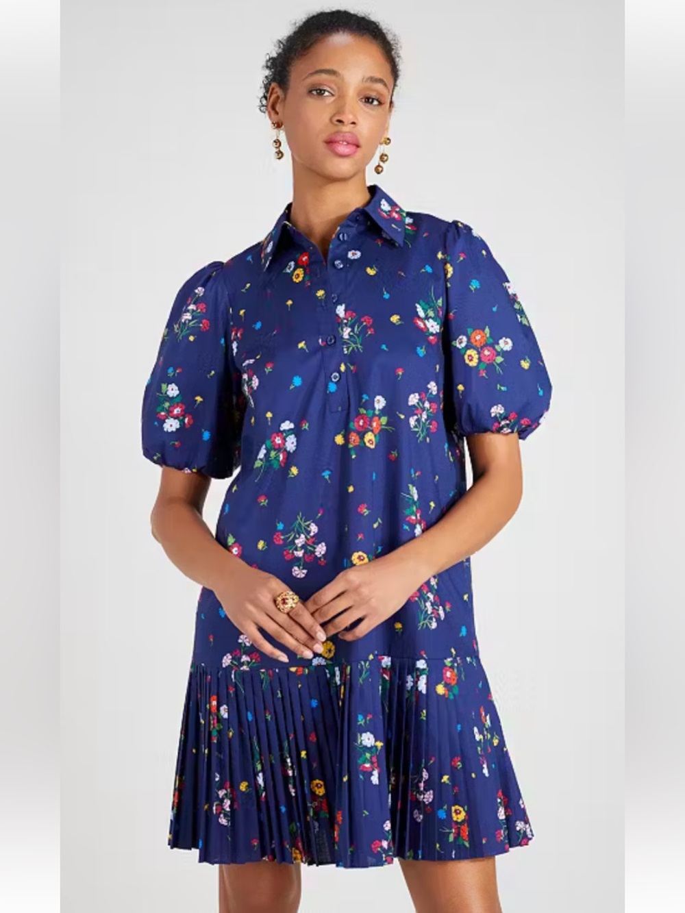 Kate Spade floral ruffled dress